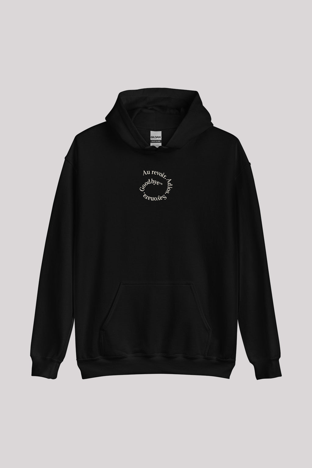 Au Revoir Embroidered Hoodie