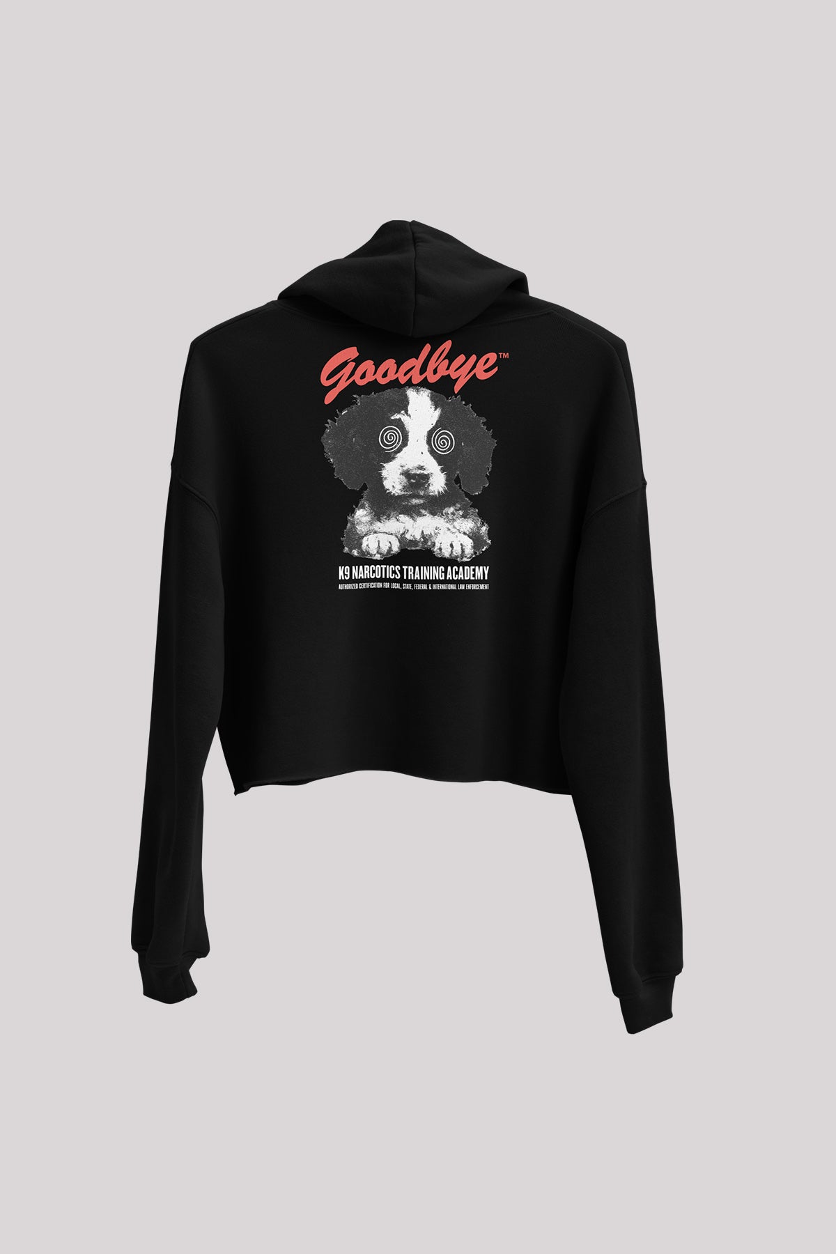 Drug Dog Crop Hoodie