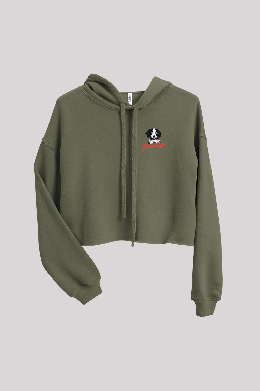Drug Dog Crop Hoodie
