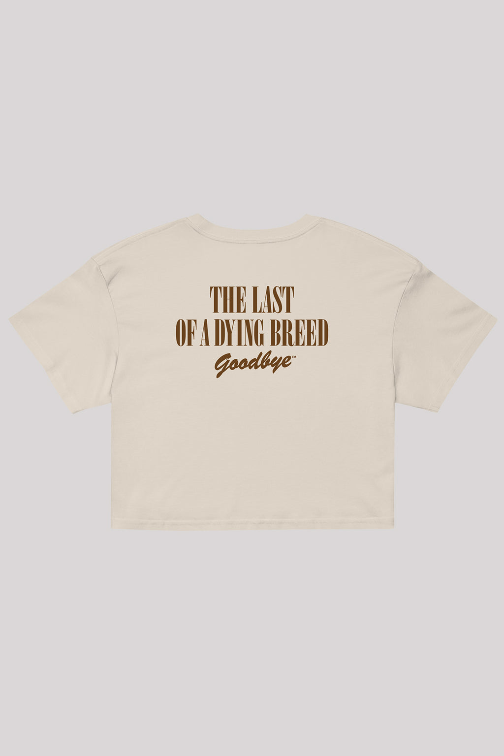 Dying Breed Crop Top Bone