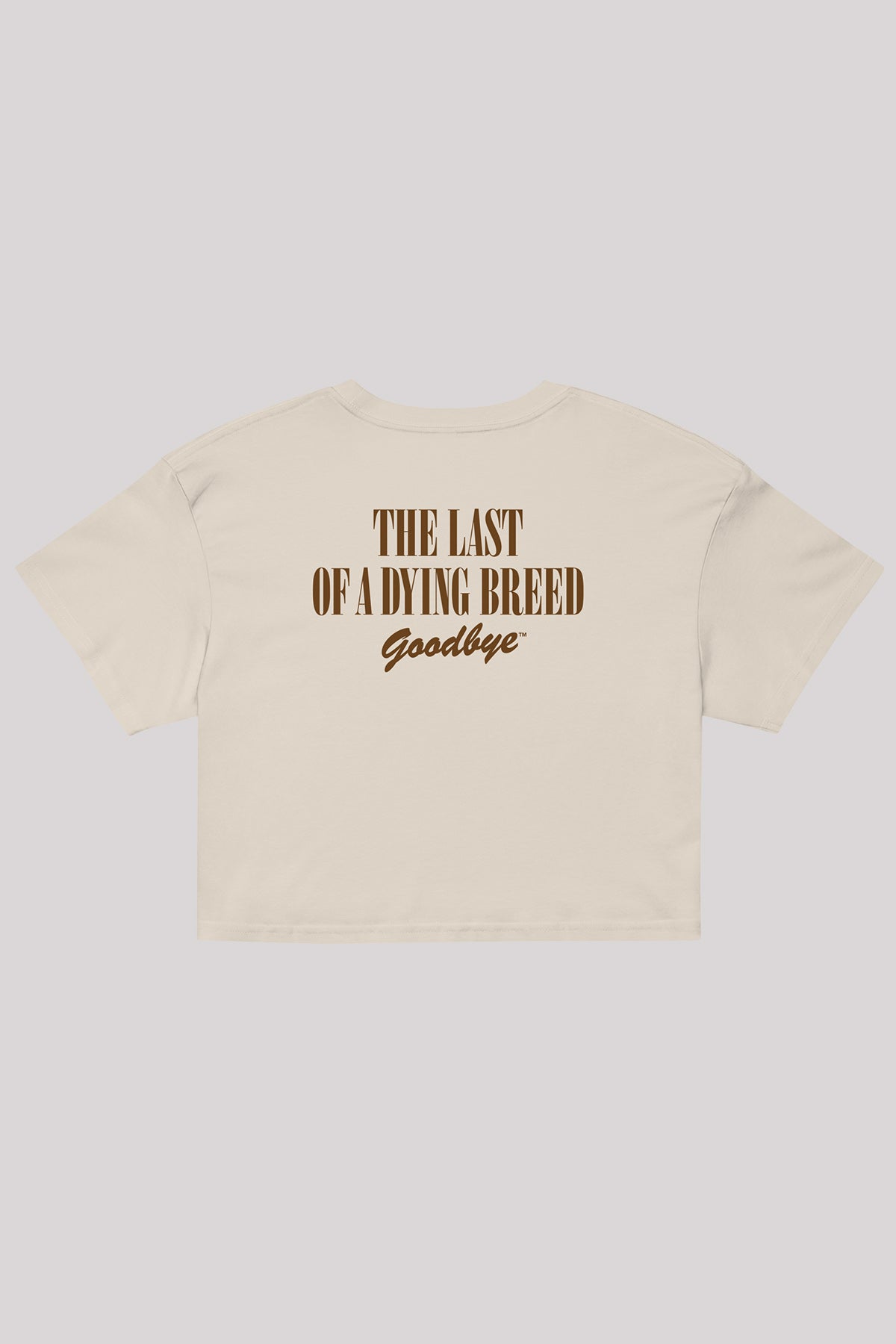 Dying Breed Crop Top Bone