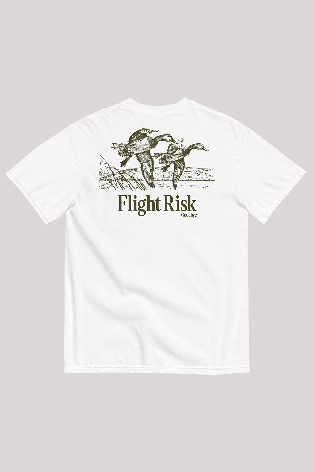 Flight Risk Tee White