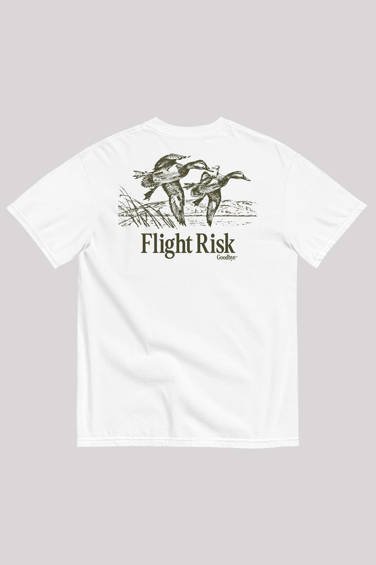 Flight Risk Tee White