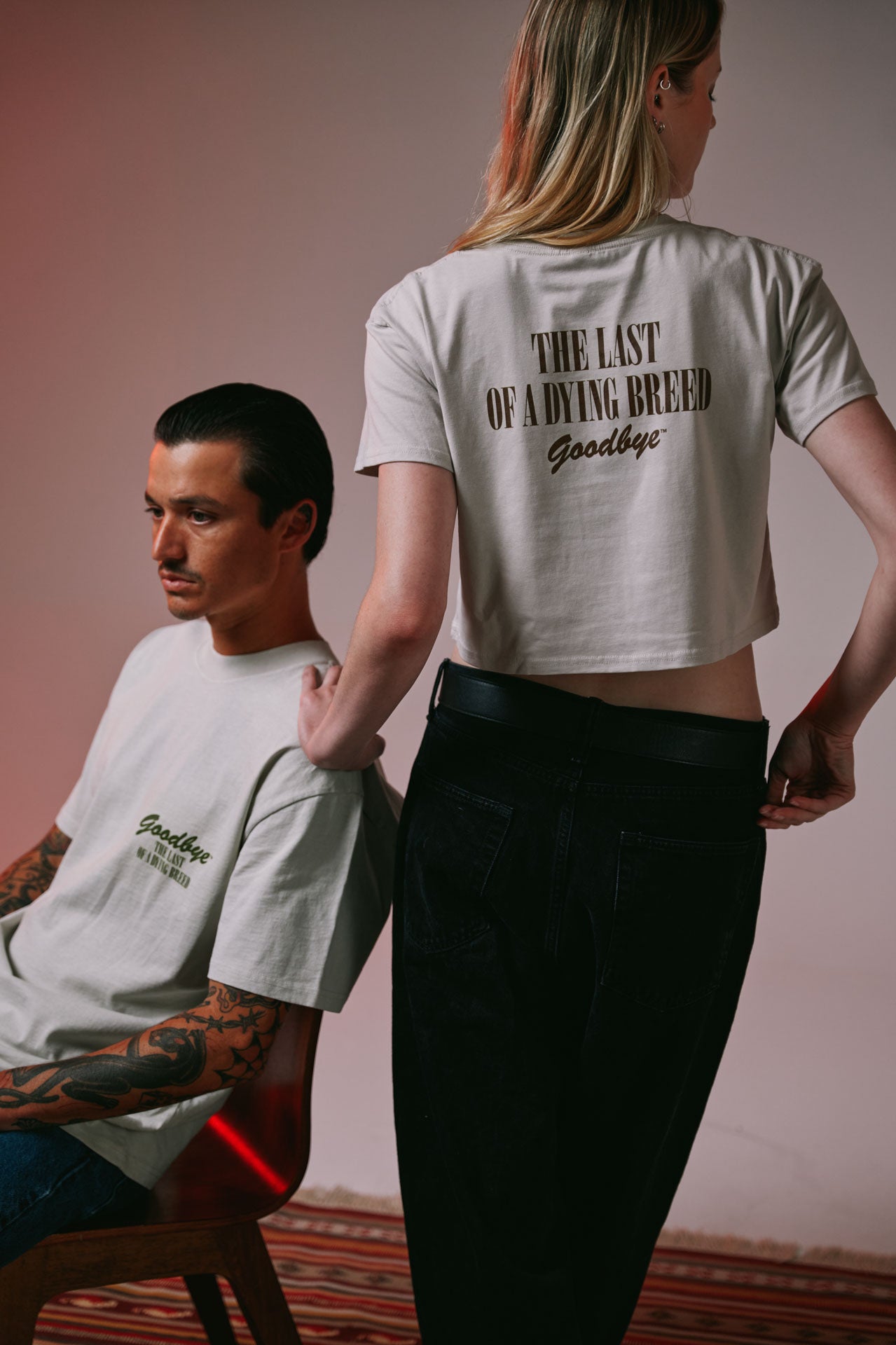 Dying Breed Crop Top Bone