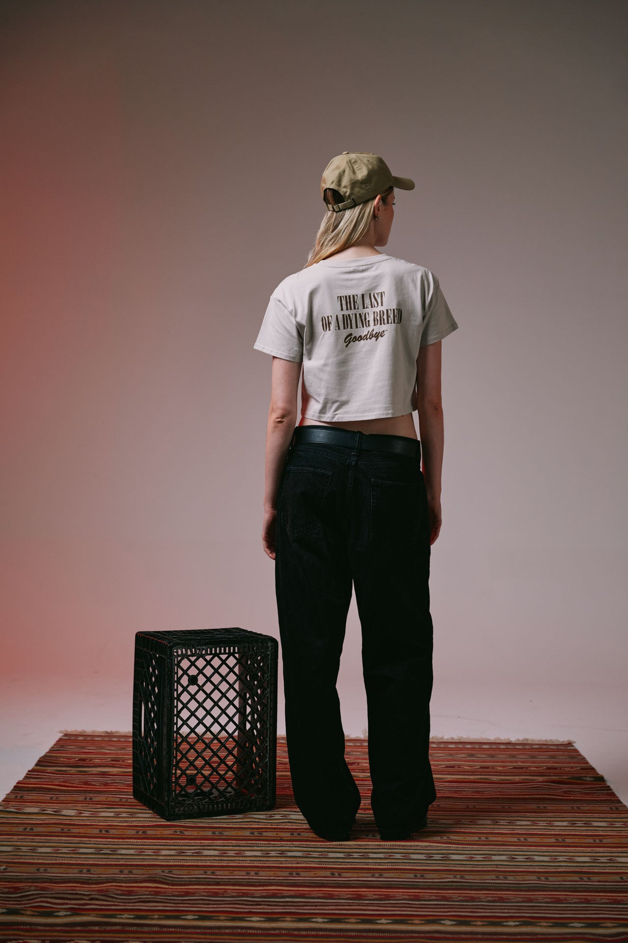 Dying Breed Crop Top Bone
