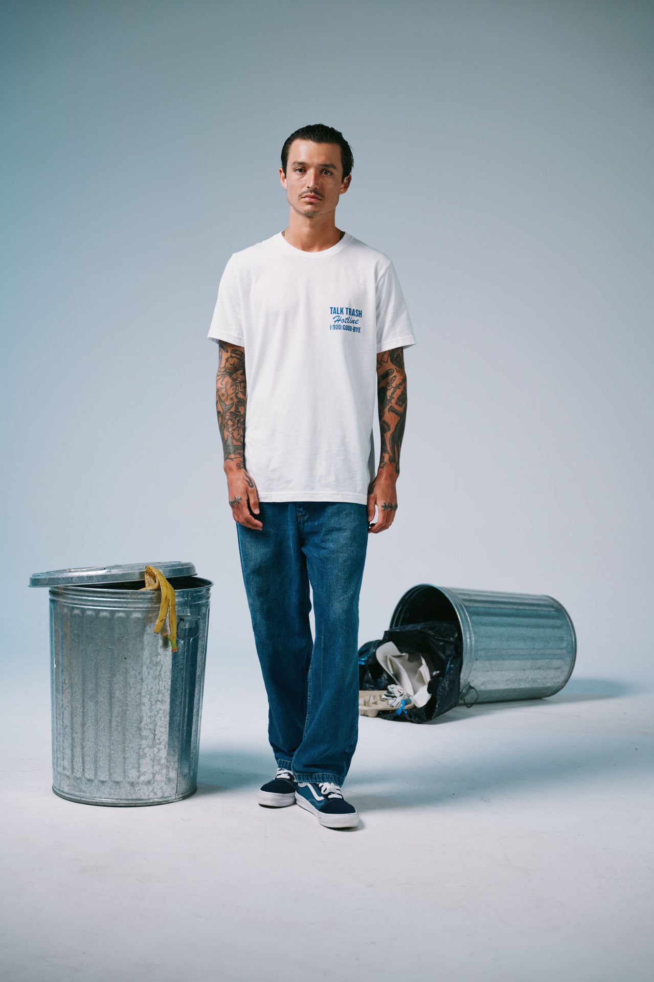 Talk Trash Tee White