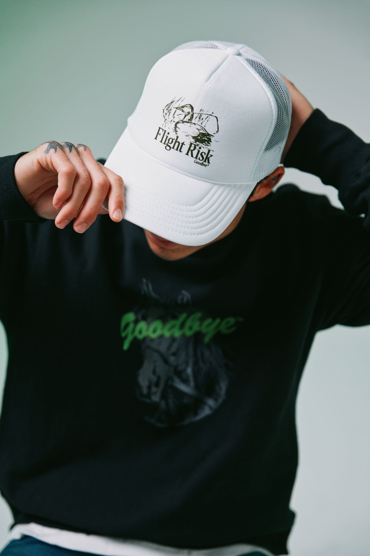 Flight Risk Trucker White