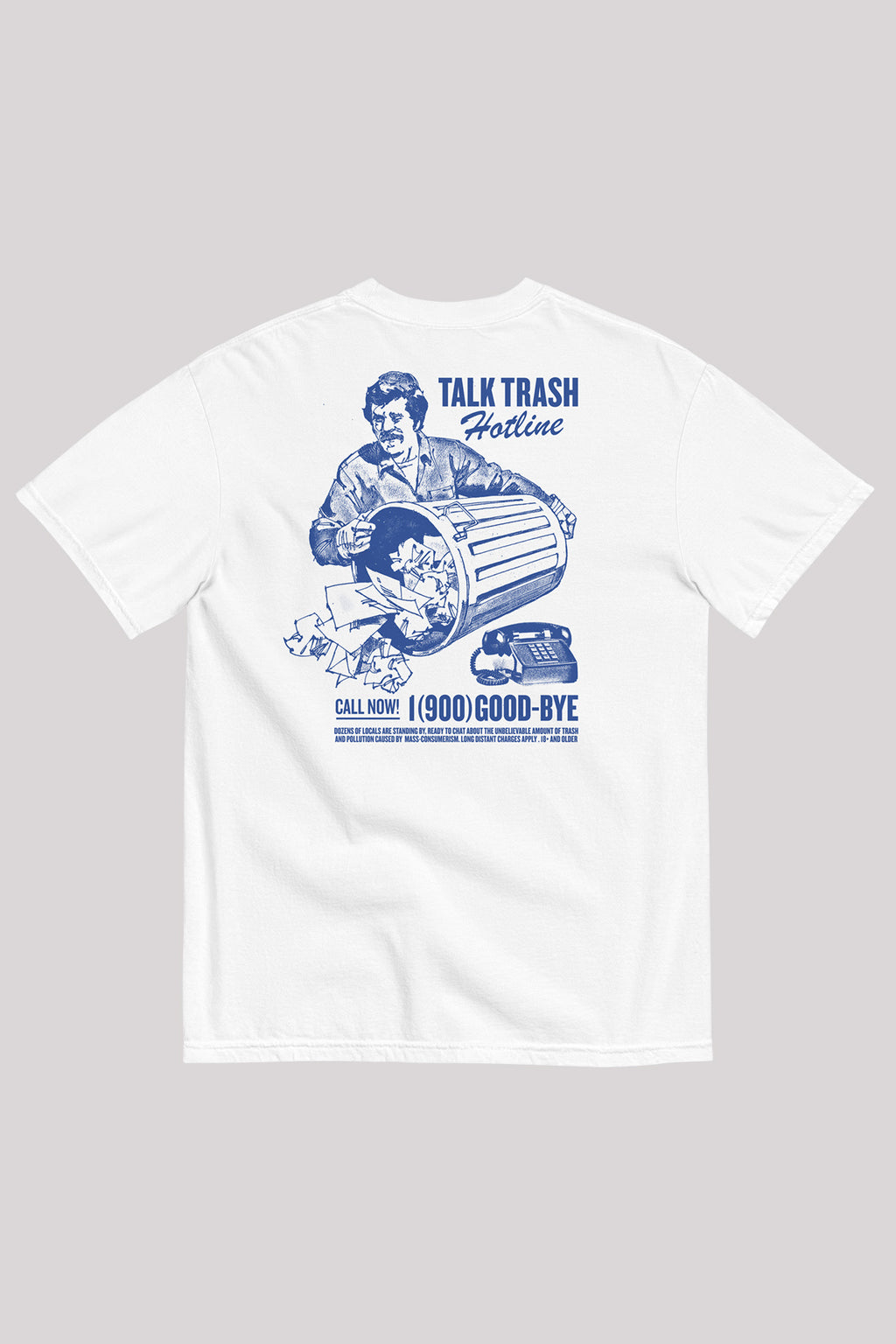 Talk Trash Tee White