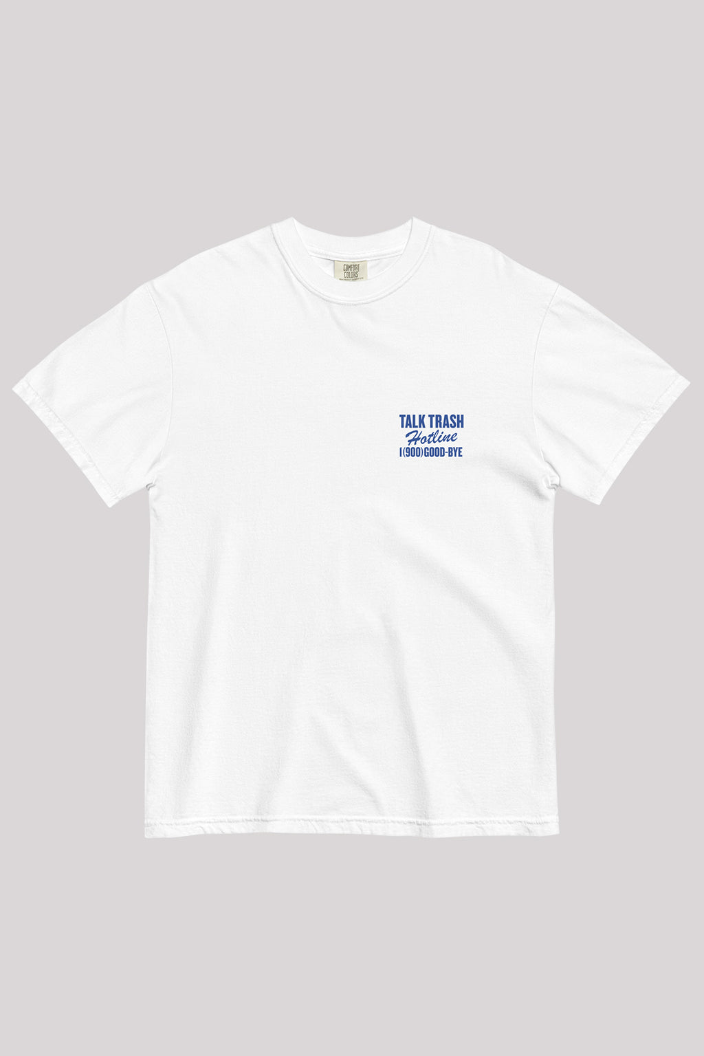 Talk Trash Tee White