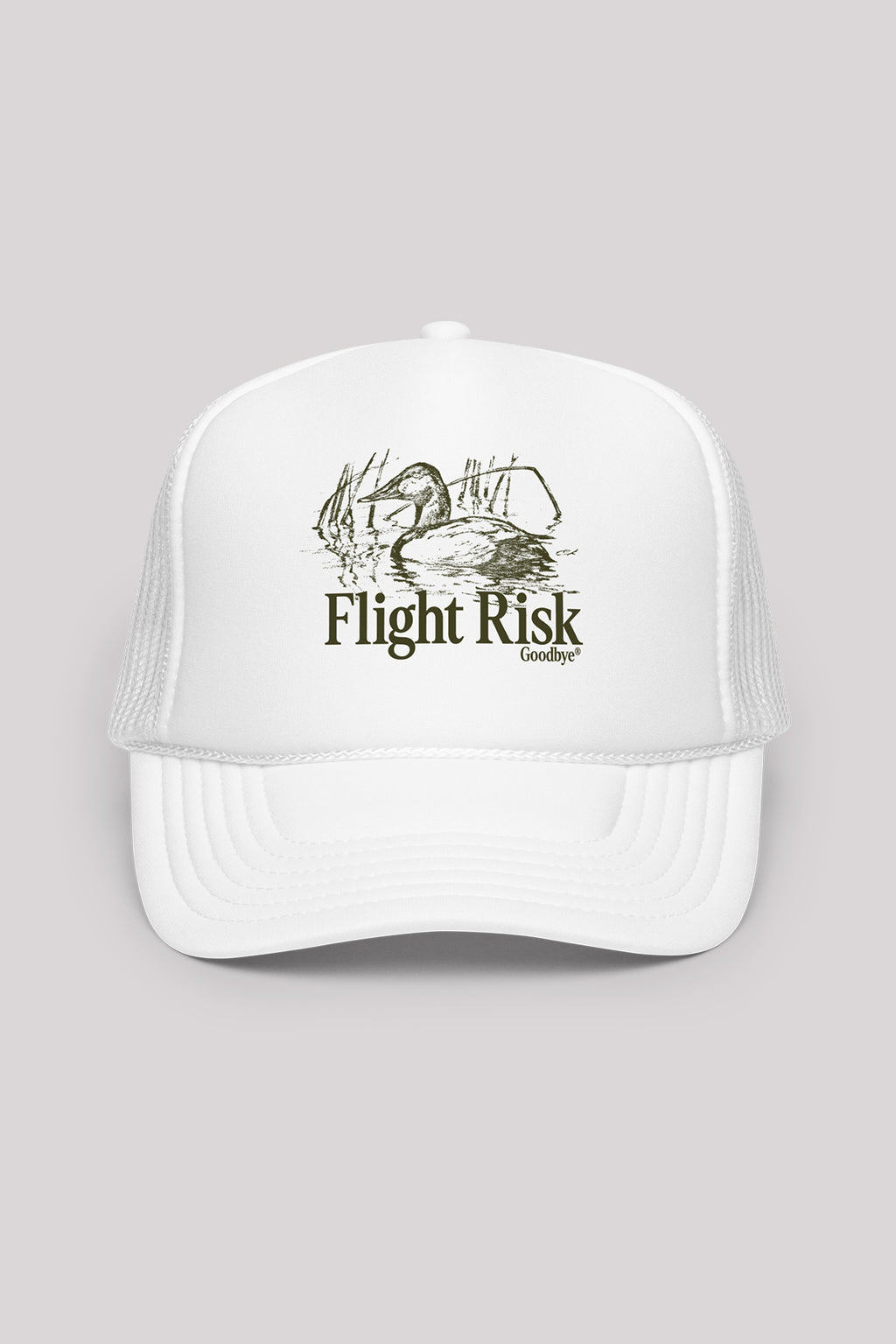 Flight Risk Trucker White