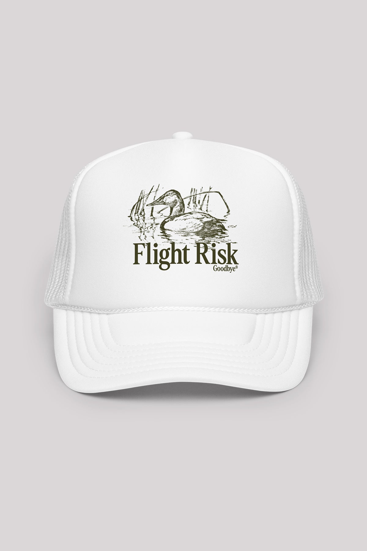 Flight Risk Trucker White